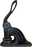 B002-7 - Antique B002-7 
 Patent Seal Press 
1883 
 Includes Personalized Brass Die!