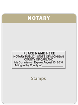 MI-Notary Rectangle